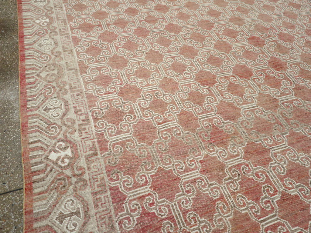 Modern East Turkestan Khotan Room Size Carpet, No.32158 - Galerie Shabab