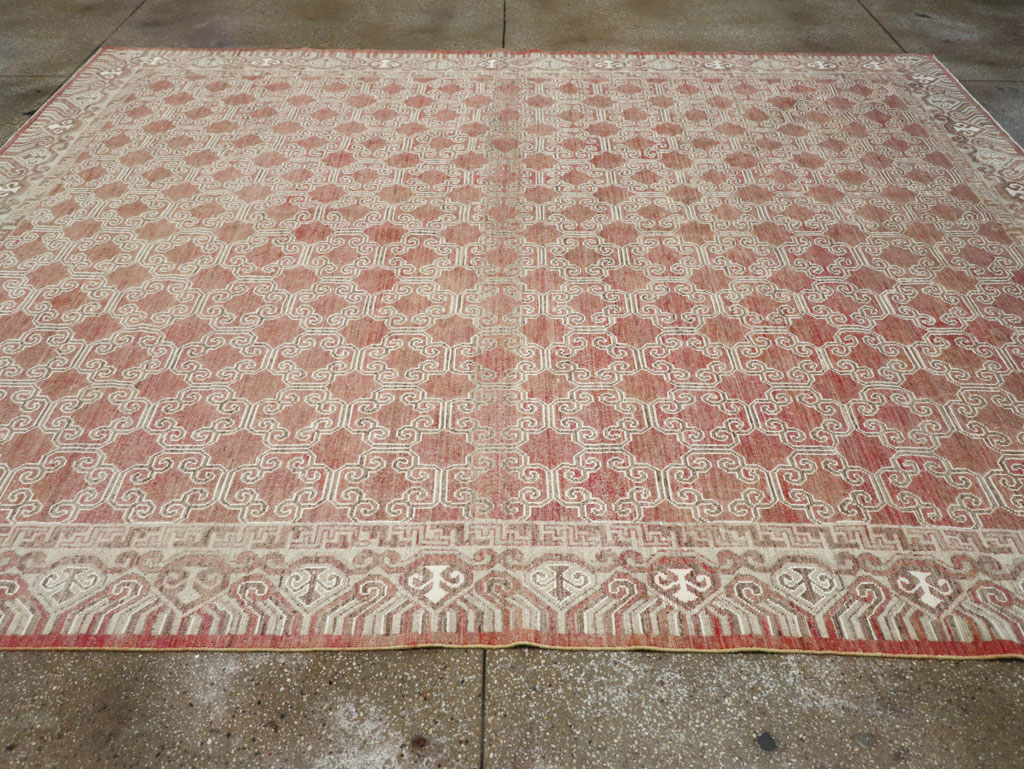 Modern East Turkestan Khotan Room Size Carpet, No.32158 - Galerie Shabab