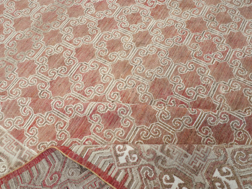 Modern East Turkestan Khotan Room Size Carpet, No.32158 - Galerie Shabab