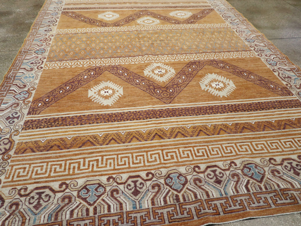 Modern East Turkestan Khotan Room Size Carpet, No.32159 - Galerie Shabab