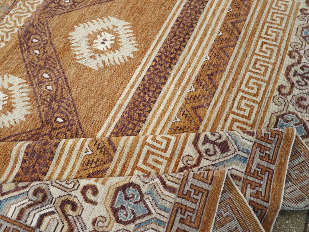 Modern East Turkestan Khotan Room Size Carpet, No.32159 - Galerie Shabab