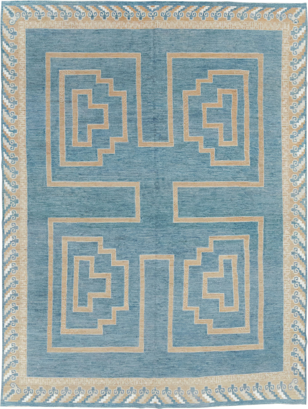 Modern African Tuareg Inspired East Turkestan Khotan Room Size Carpet, No.32160 - Galerie Shabab