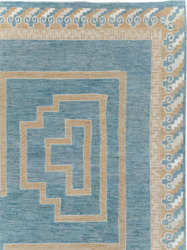 Modern African Tuareg Inspired East Turkestan Khotan Room Size Carpet, No.32160 - Galerie Shabab