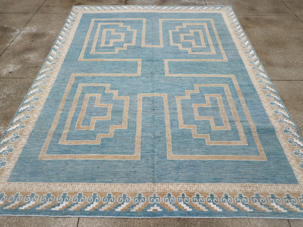 Modern African Tuareg Inspired East Turkestan Khotan Room Size Carpet, No.32160 - Galerie Shabab