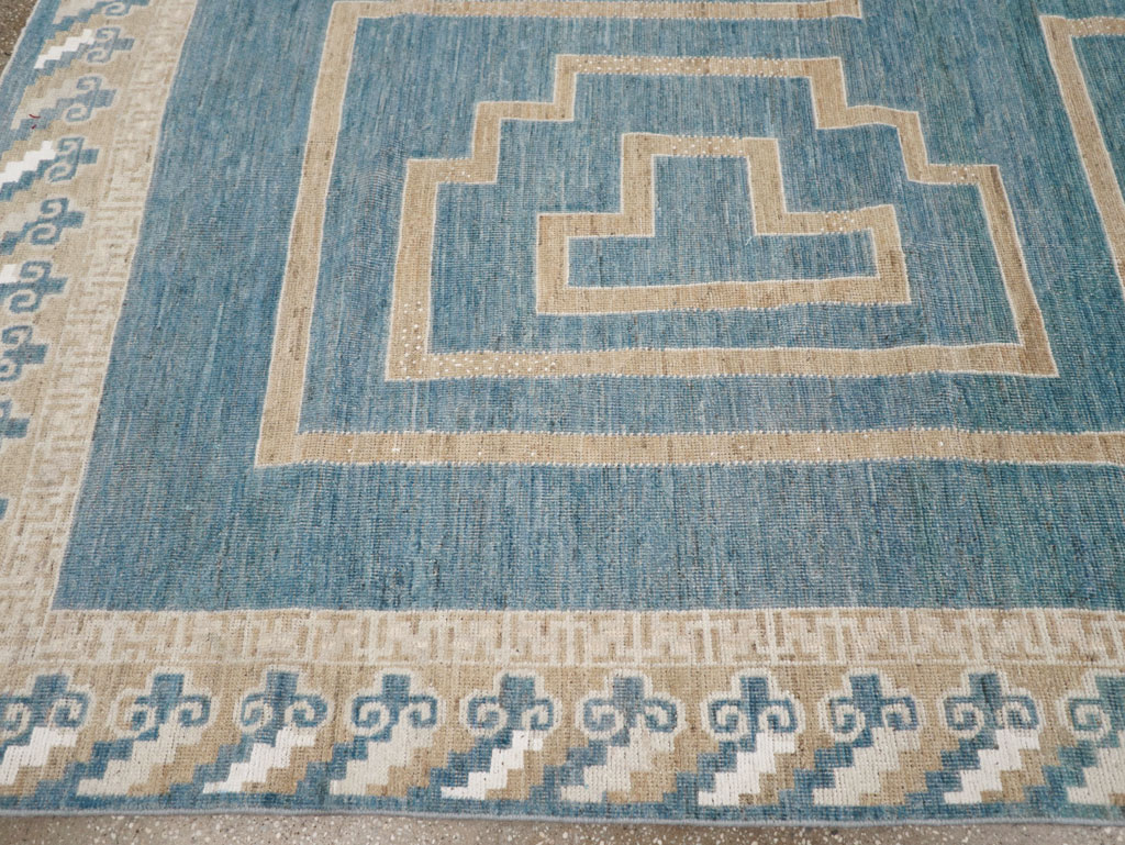 Modern African Tuareg Inspired East Turkestan Khotan Room Size Carpet, No.32160 - Galerie Shabab