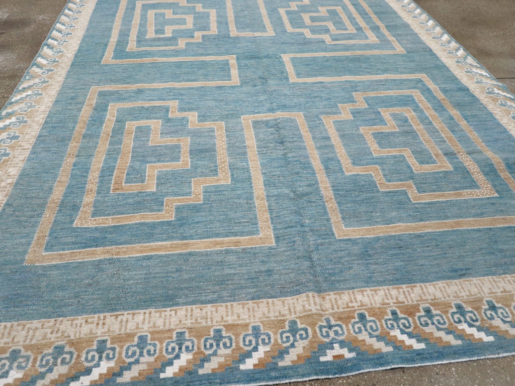 Modern African Tuareg Inspired East Turkestan Khotan Room Size Carpet, No.32160 - Galerie Shabab