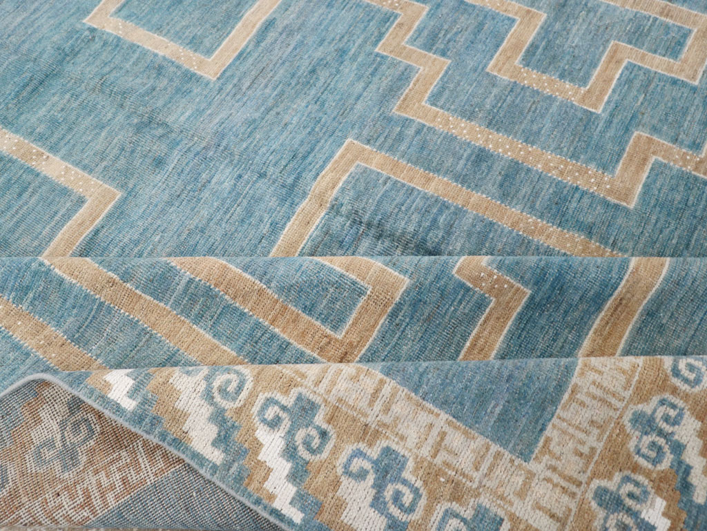 African Tuareg Inspired Modern East Turkestan Khotan Room Size Carpet, No.32160 - Galerie Shabab