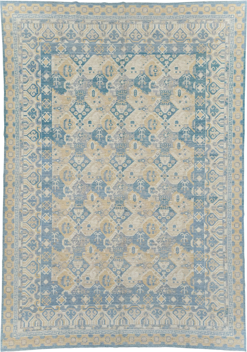 Modern East Turkestan Khotan Room Size Carpet, No.32161 - Galerie Shabab