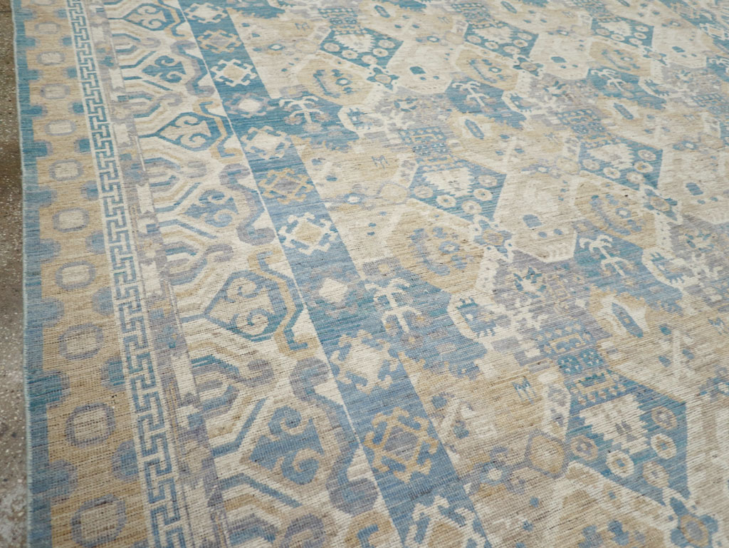 Modern East Turkestan Khotan Room Size Carpet, No.32161 - Galerie Shabab