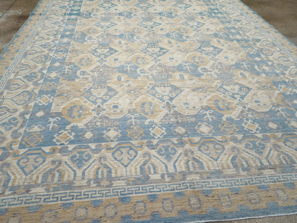 Modern East Turkestan Khotan Room Size Carpet, No.32161 - Galerie Shabab