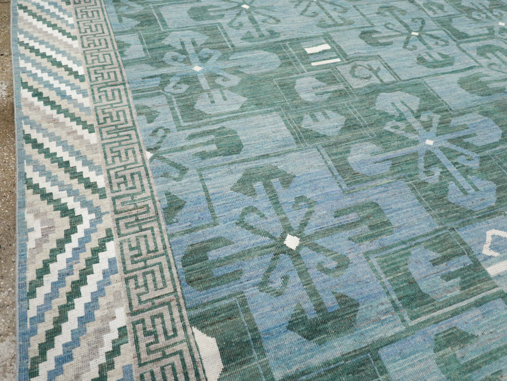 Modern East Turkestan Khotan Room Size Carpet, No.32162 - Galerie Shabab