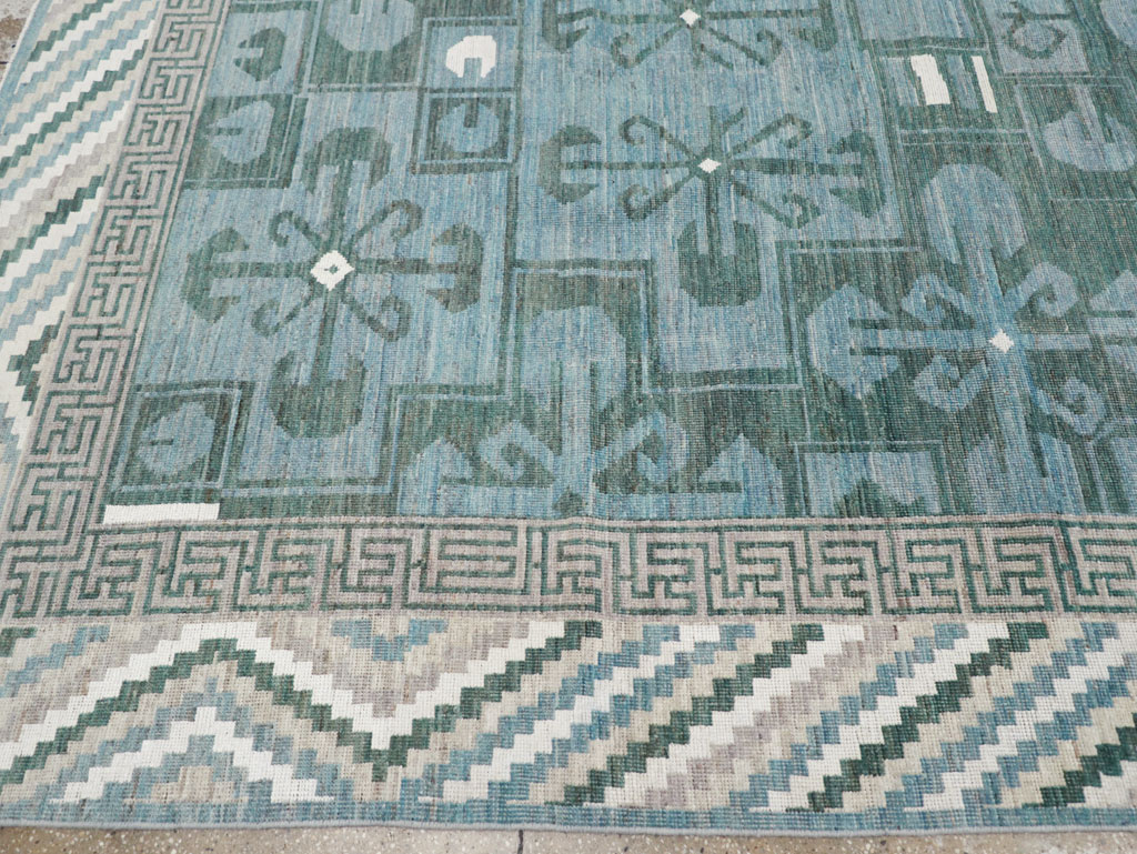 Modern East Turkestan Khotan Room Size Carpet, No.32162 - Galerie Shabab