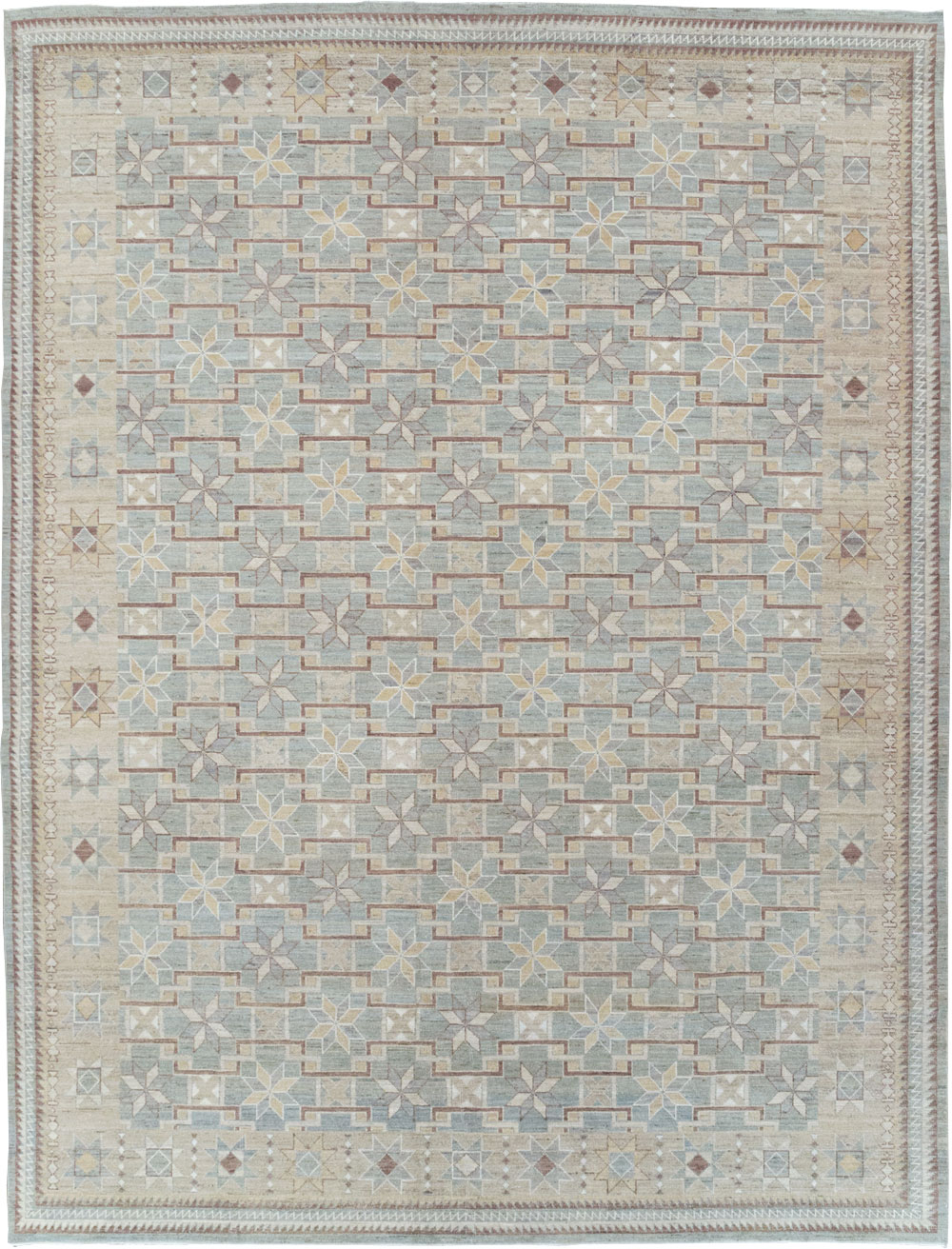 Modern East Turkestan Khotan Room Size Carpet, No.32164 - Galerie Shabab