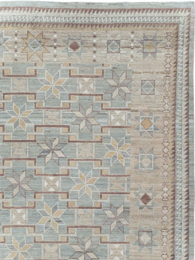 Modern East Turkestan Khotan Room Size Carpet, No.32164 - Galerie Shabab