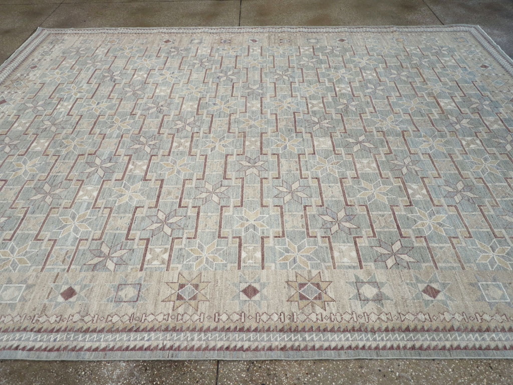 Modern East Turkestan Khotan Room Size Carpet, No.32164 - Galerie Shabab