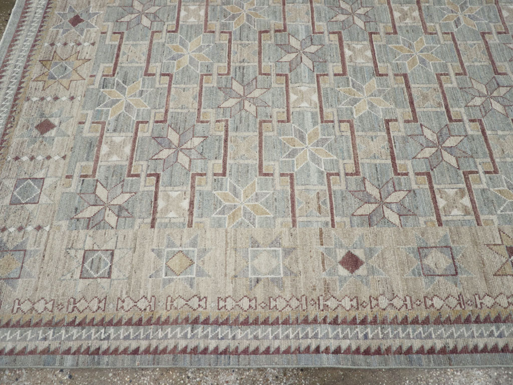 Modern East Turkestan Khotan Room Size Carpet, No.32164 - Galerie Shabab