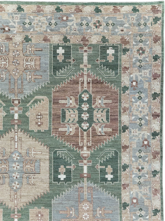 Modern East Turkestan Khotan Small Room Size Carpet, No.32165 - Galerie Shabab