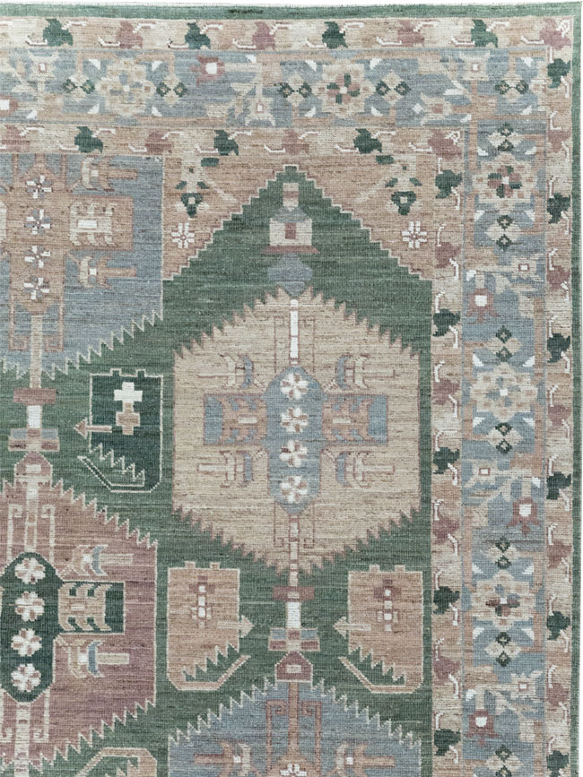 Modern East Turkestan Khotan Small Room Size Carpet, No.32165 - Galerie Shabab