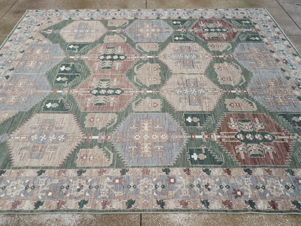 Modern East Turkestan Khotan Small Room Size Carpet, No.32165 - Galerie Shabab