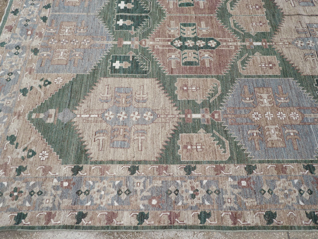 Modern East Turkestan Khotan Small Room Size Carpet, No.32165 - Galerie Shabab