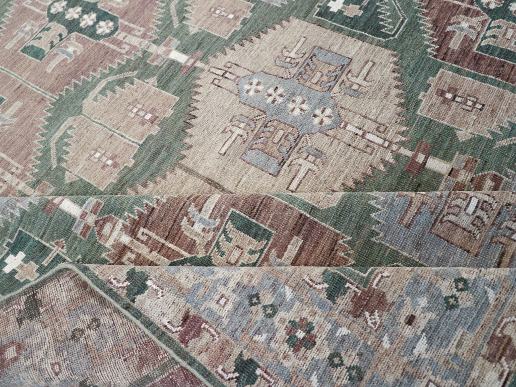 Modern East Turkestan Khotan Small Room Size Carpet, No.32165 - Galerie Shabab