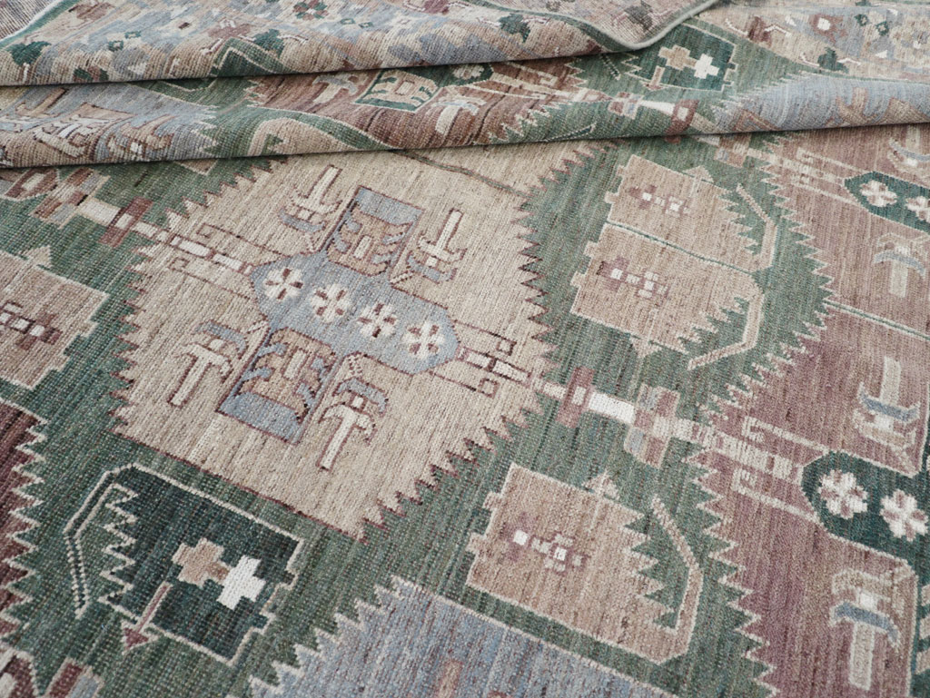 Modern East Turkestan Khotan Small Room Size Carpet, No.32165 - Galerie Shabab