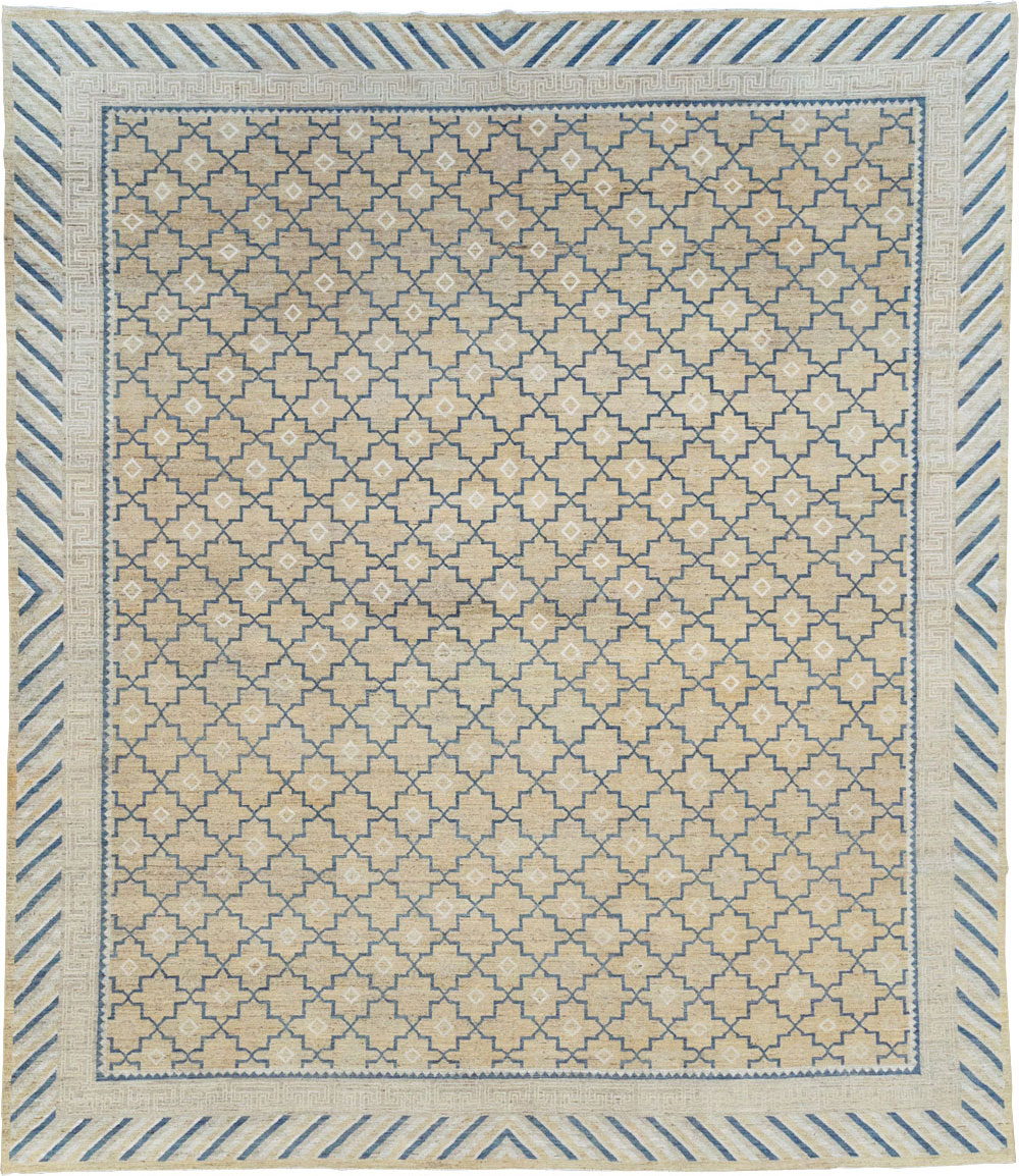 Modern East Turkestan Khotan Large Room Size Carpet, No.32166 - Galerie Shabab