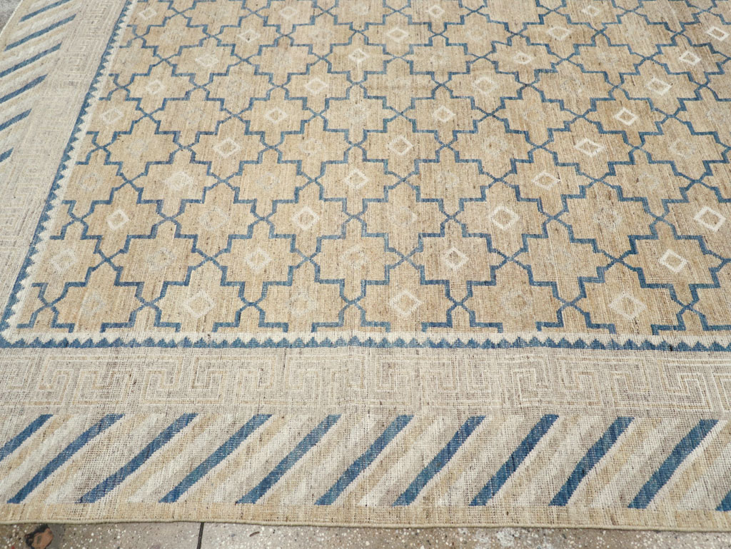Modern East Turkestan Khotan Large Room Size Carpet, No.32166 - Galerie Shabab