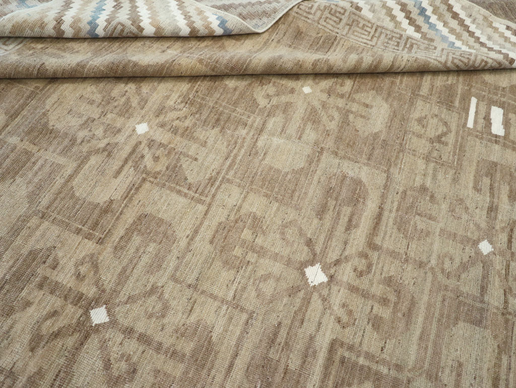 Modern East Turkestan Khotan Room Size Carpet, No.32168 - Galerie Shabab