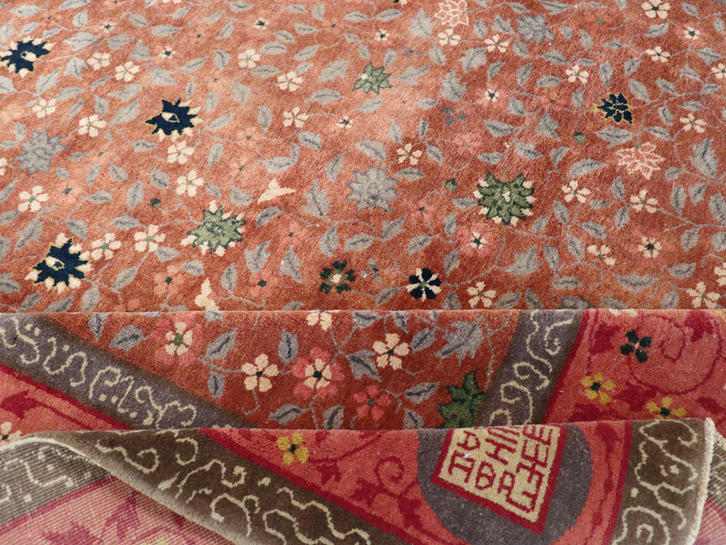 Vintage Mongolian Small Room Size Carpet, No.32172 - Galerie Shabab
