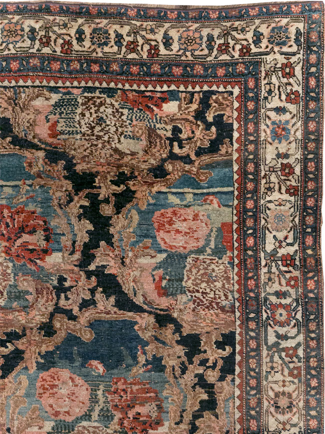 Antique Persian Bidjar Small Room Size Carpet, No.32178 - Galerie Shabab