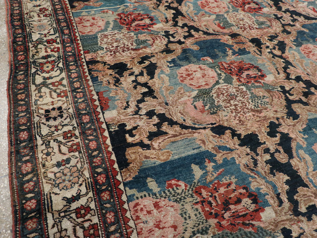 Antique Persian Bidjar Small Room Size Carpet, No.32178 - Galerie Shabab