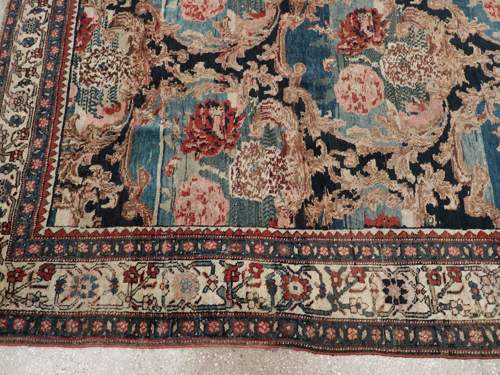 Antique Persian Bidjar Small Room Size Carpet, No.32178 - Galerie Shabab