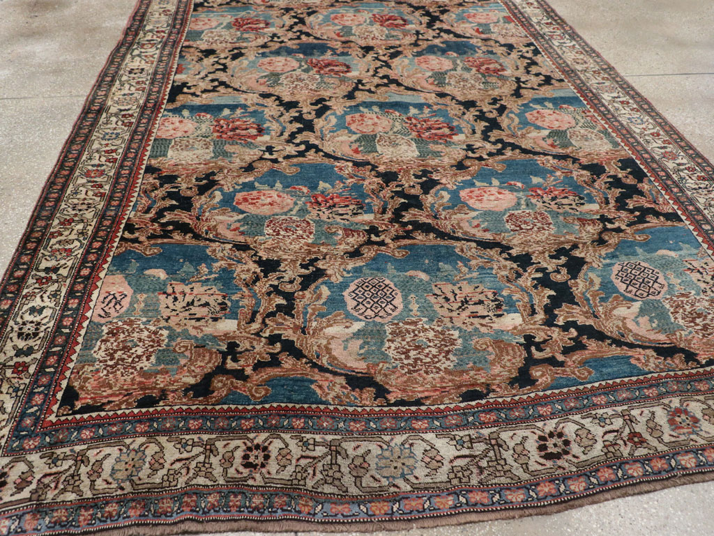 Antique Persian Bidjar Small Room Size Carpet, No.32178 - Galerie Shabab