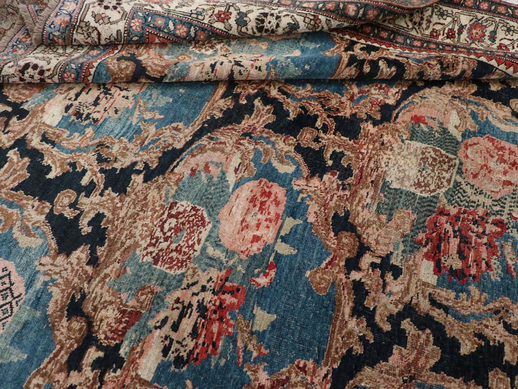 Antique Persian Bidjar Small Room Size Carpet, No.32178 - Galerie Shabab