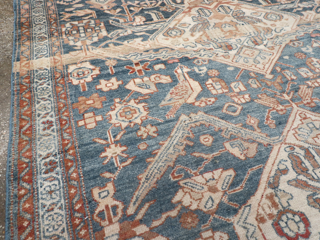 Antique Persian Bakhtiari Gallery Carpet, No.32184 - Galerie Shabab
