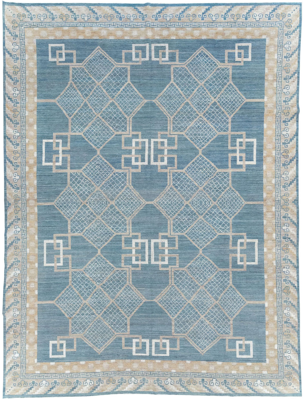 Modern East Turkestan Khotan Room Size Carpet, No.32186 - Galerie Shabab