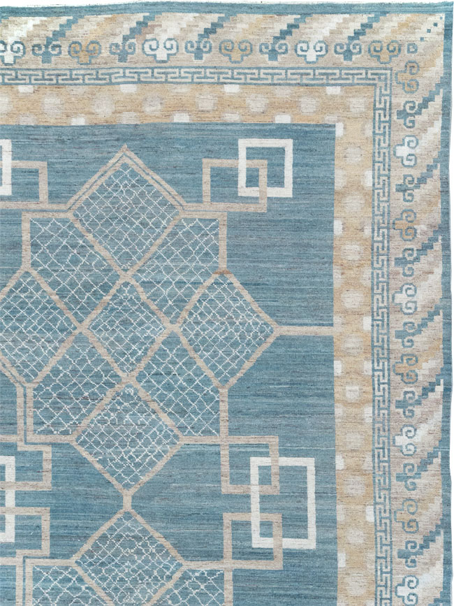 Modern East Turkestan Khotan Room Size Carpet, No.32186 - Galerie Shabab