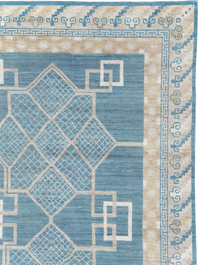 Modern East Turkestan Khotan Room Size Carpet, No.32186 - Galerie Shabab