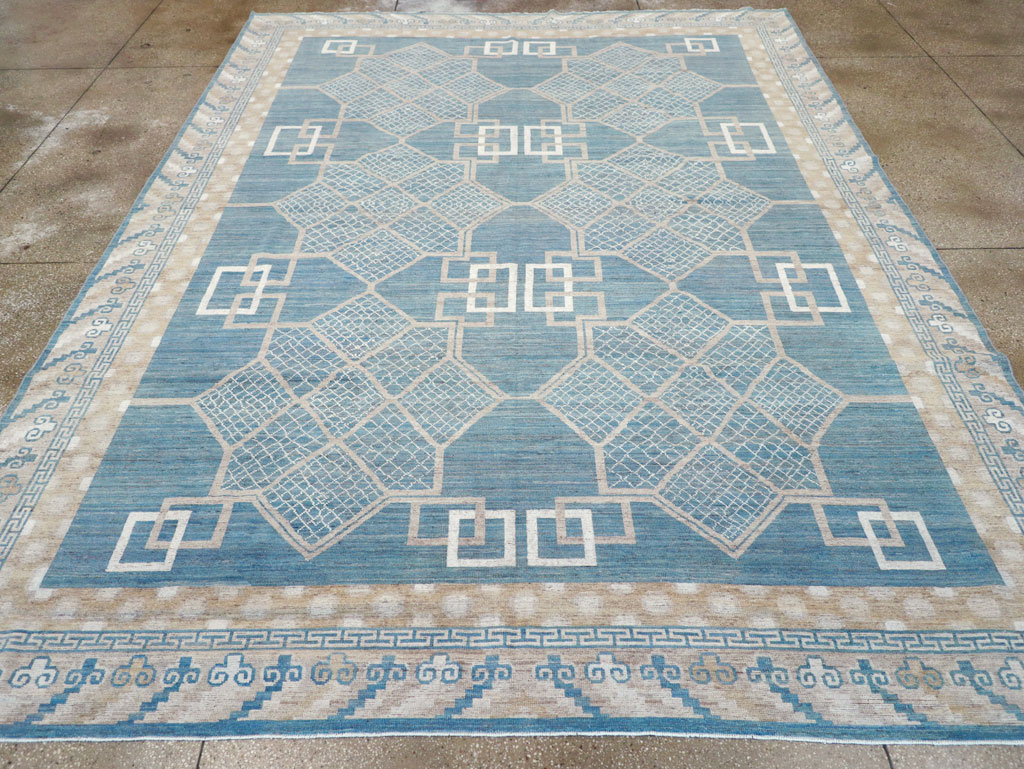 Modern East Turkestan Khotan Room Size Carpet, No.32186 - Galerie Shabab