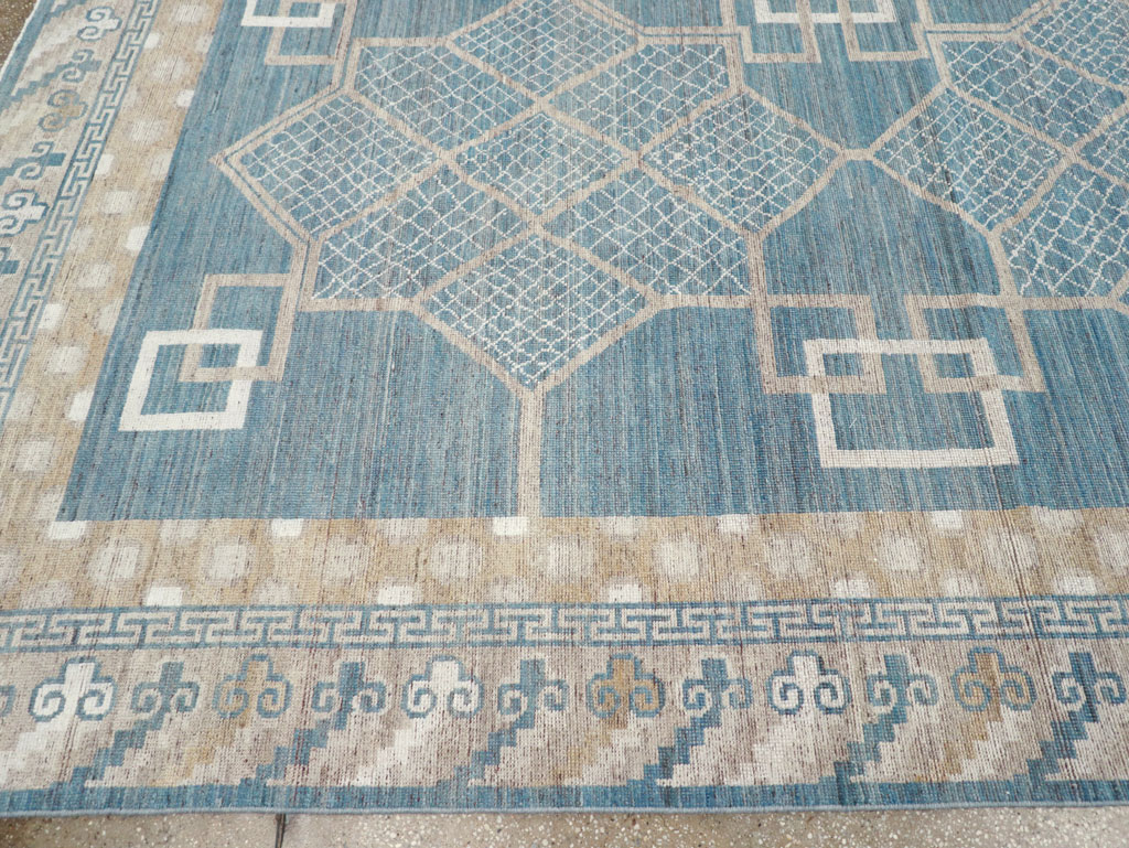 Modern East Turkestan Khotan Room Size Carpet, No.32186 - Galerie Shabab
