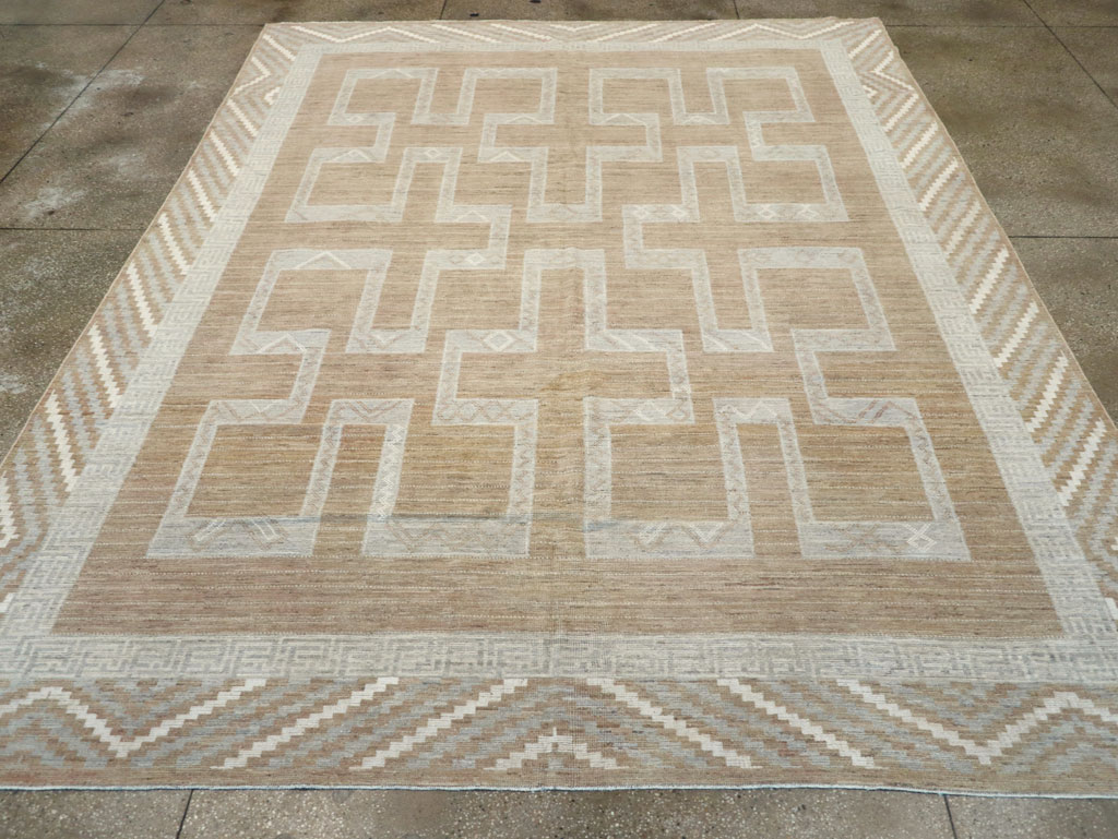 African Tuareg Inspired Modern East Turkestan Khotan Room Size Carpet, No.32188 - Galerie Shabab