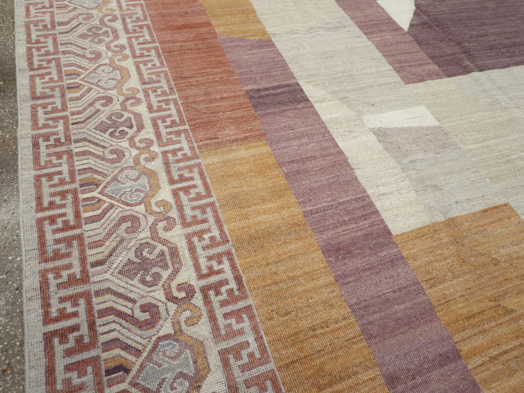Modern East Turkestan Khotan Room Size Carpet, No.32190 - Galerie Shabab