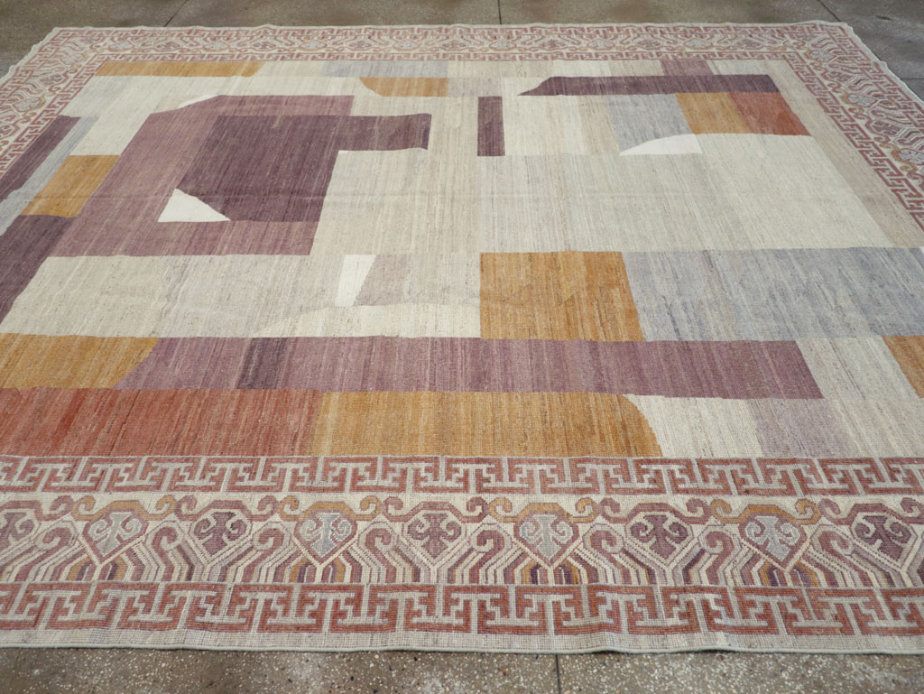 Modern East Turkestan Khotan Room Size Carpet, No.32190 - Galerie Shabab