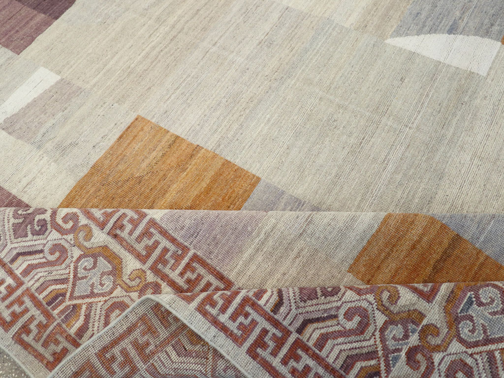 Modern East Turkestan Khotan Room Size Carpet, No.32190 - Galerie Shabab