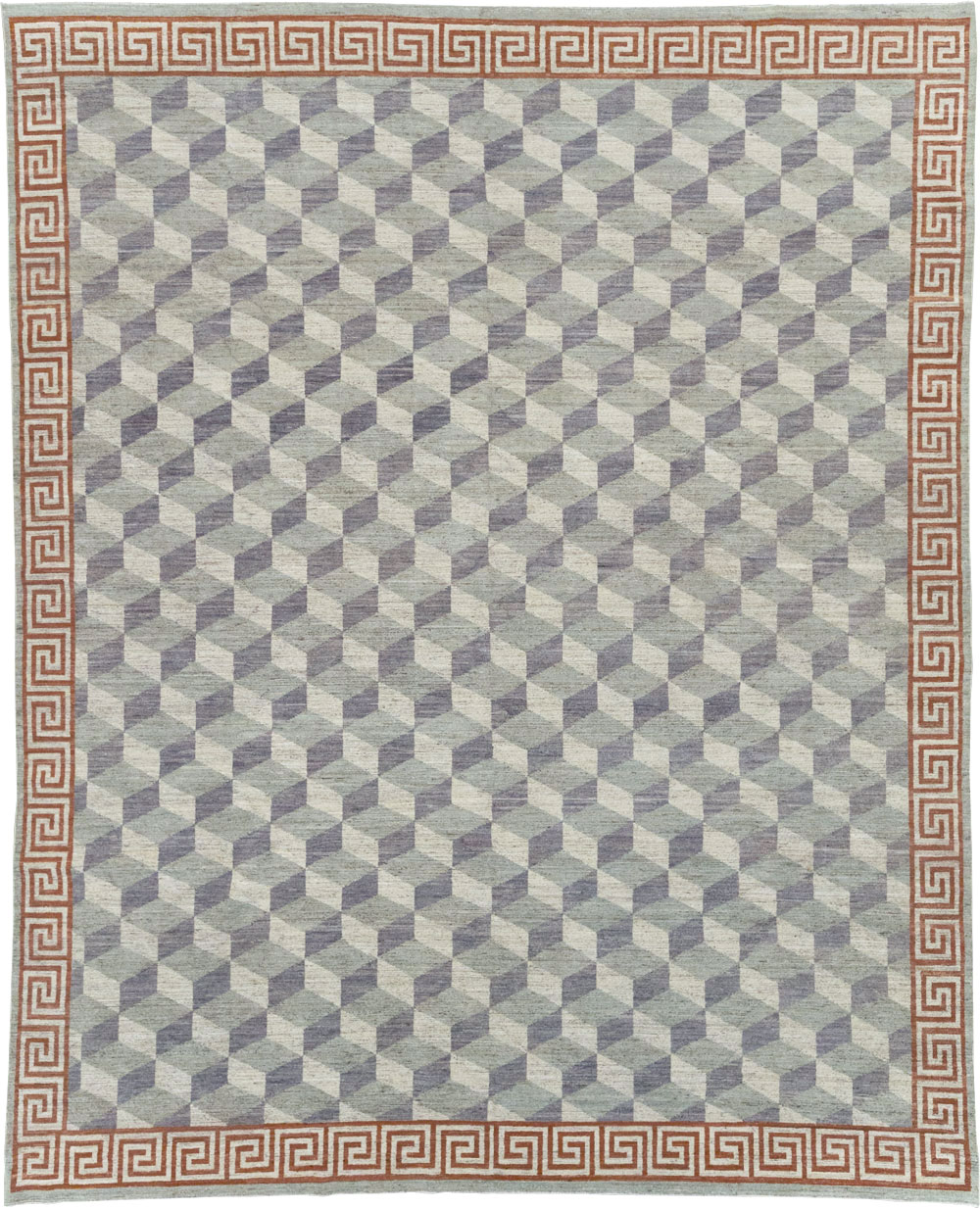 Modern East Turkestan Khotan Room Size Carpet, No.32191 - Galerie Shabab