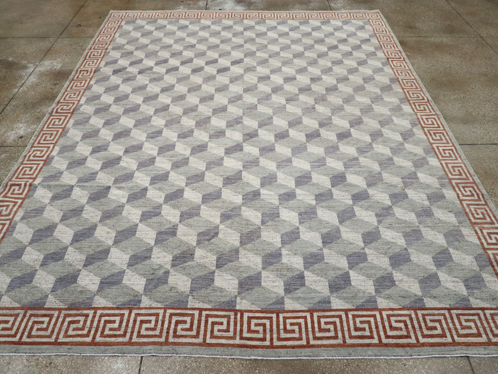 Modern East Turkestan Khotan Room Size Carpet, No.32191 - Galerie Shabab
