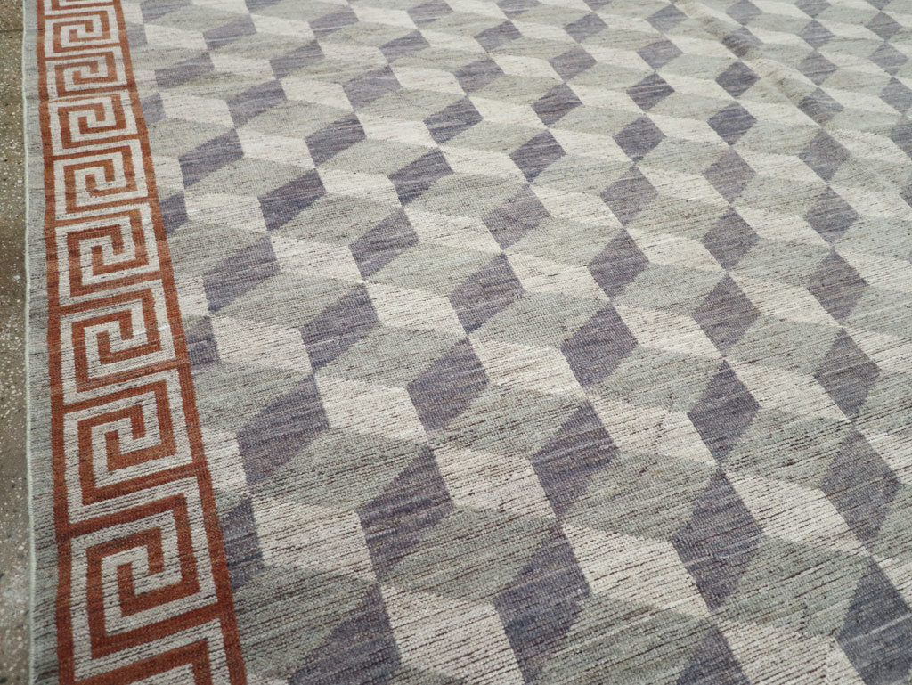 Modern East Turkestan Khotan Room Size Carpet, No.32191 - Galerie Shabab