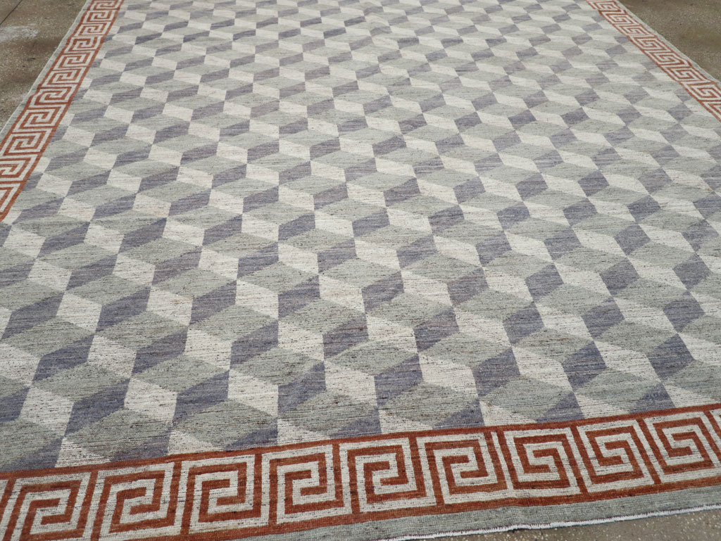 Modern East Turkestan Khotan Room Size Carpet, No.32191 - Galerie Shabab