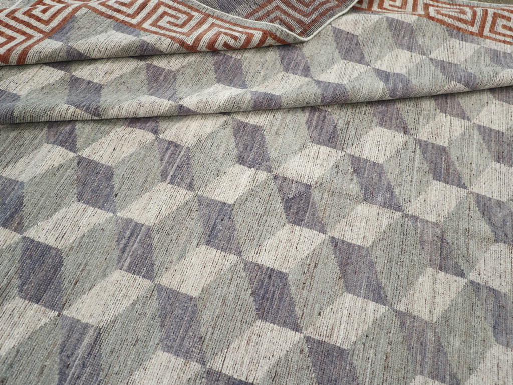 Modern East Turkestan Khotan Room Size Carpet, No.32191 - Galerie Shabab